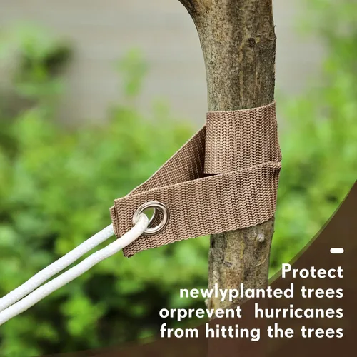 Miniatura 3 de 32 correas de árbol de 15.74 pulgadas para estacas con ojales, estacas resistentes para árboles y plantas, estacas para guiar, estacas recién