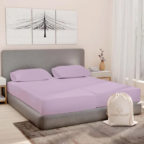 Miniatura 25 de Good Sleep Bedding Juego de sábanas tamaño individual, sábanas 100% algodón egipcio, suaves, 3 piezas, cama de calidad de hotel, juego de sábanas