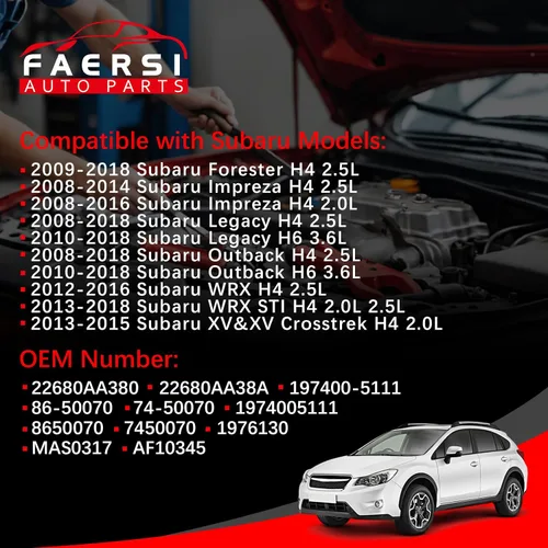 Miniatura 8 de FAERSI Medidor de sensor de flujo de aire masivo MAF 22680-AA380 compatible con 2009-2014 Forester 2008-2014 Impreza 2008-2014 Legacy 2008-2014