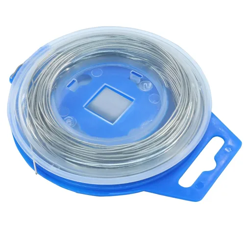 Miniatura 5 de Murtenze Alambre de bloqueo de seguridad de 50 pies (.032), alambre de seguridad giratorio de acero inoxidable para reparar motocicletas, atar