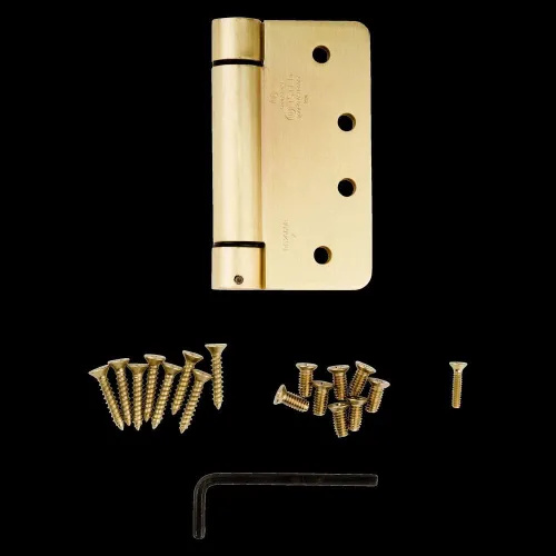 Miniatura 3 de National Hardware Bisagra de puerta con resorte N185-207 Bisagras de puerta interior de cierre automático de latón con velocidad de tensión