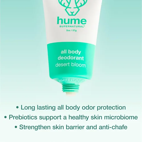 Miniatura 7 de Hume Supernatural Bálsamo desodorante invisible para todo el cuerpo, protección de cuerpo completo, sin aluminio, sin bicarbonato de sodio, control
