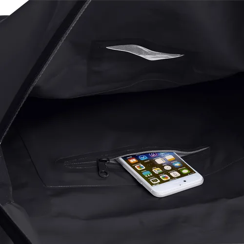 Miniatura 5 de Skog Å Kust Duffelsak - Bolsa de lona impermeable resistente para deportes, viajes y más, tamaños de 40, 60 y 90 litros, Negro, Deportivo/resistente