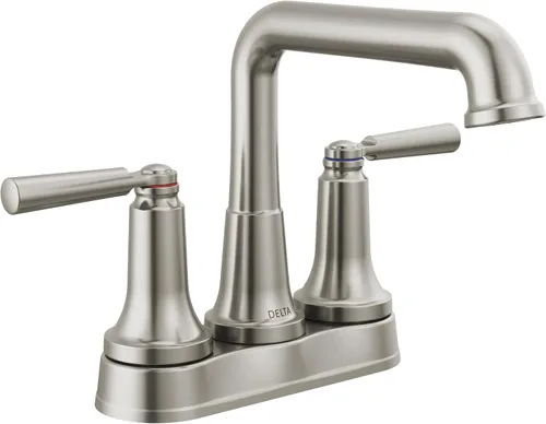 Miniatura 8 de Delta 2536-MPU-DST Saylor Grifo de baño central de 1.2 GPM con conjunto de drenaje emergente y tecnología de válvula de sello de diamante, bronce