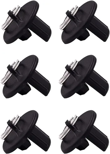 Miniatura 18 de Paquete de 5 tapas universales con anillo de tracción, piezas de repuesto para persianas enrollables para exteriores e interiores (beige)
