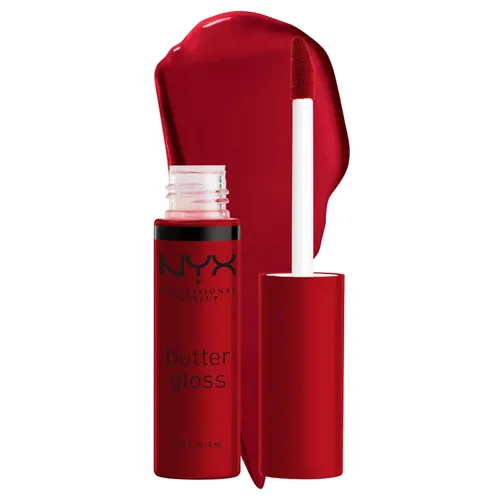 Miniatura 56 de NYX MAQUILLAJE PROFESIONAL Brillo de mantequilla, brillo de labios no pegajoso - crema brulée (natural)