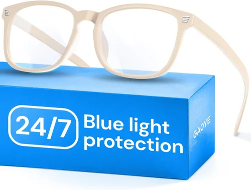 Miniatura 19 de Gaoye - Gafas de luz azul para computadora y juegos - Lentes anti rayos UV, resistentes a los arañazos y ajuste cómodo 2 negro y gris transparente