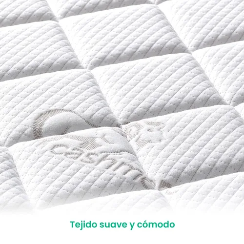 Miniatura 3 de Letmxiu Colchón prémium para cuna y niños pequeños, 100 % tela de punto, superficie polar de alta calidad, hipoalergénico, colchón de cuna suave