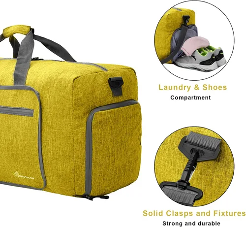 Miniatura 3 de Bolsa de viaje con compartimento para zapatos, unisex, resistente al agua