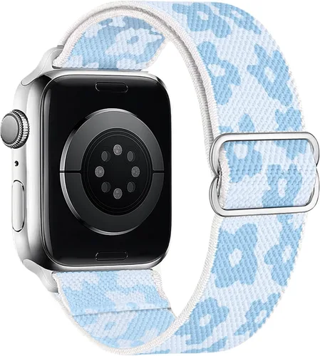 Miniatura 22 de Correas elásticas de nailon compatibles con Apple Watch de 1.496 pulgadas, 1.575 pulgadas, 1.614 pulgadas, 1.654 pulgadas, 1.732 pulgadas, 1.732