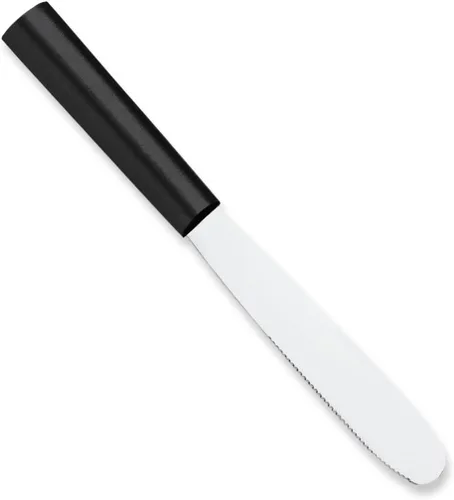RADA Cubiertos Super Spreader Knife (W213), hoja de acero inoxidable de 5.38 pulgadas, mango negro