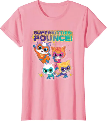 Miniatura 13 de Disney Junior SuperKitties Pounce! Camiseta de equipo completo, talla S