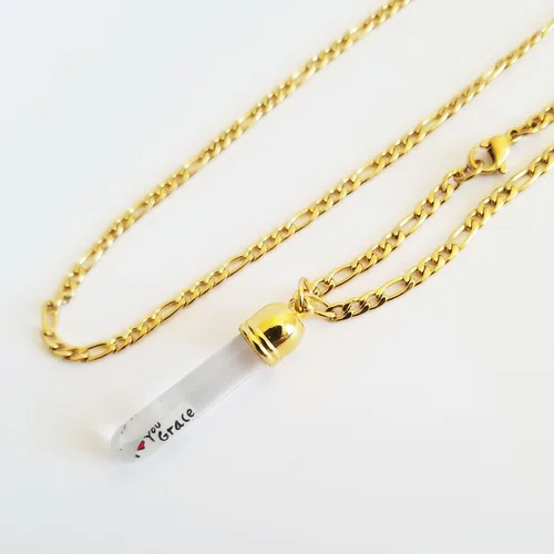 Miniatura 9 de Nombre en un collar de grano de arroz, llavero. Su nombre escrito en un grano de arroz. Regalo único para regalo de Navidad.