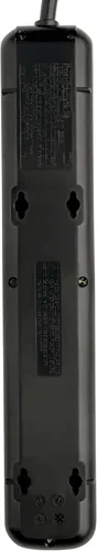 Miniatura 8 de Tripp Lite Regleta de protección contra sobretensiones de 7 tomas, cable extralargo de 12 pies, negro y seguro de 25,000 dólares (TLP712B)