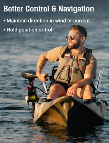 Miniatura 6 de BKC Brooklyn Kayak Company UH-TM315 Soporte de motor de pesca al curricán para kayak para configuración rápida y fácil