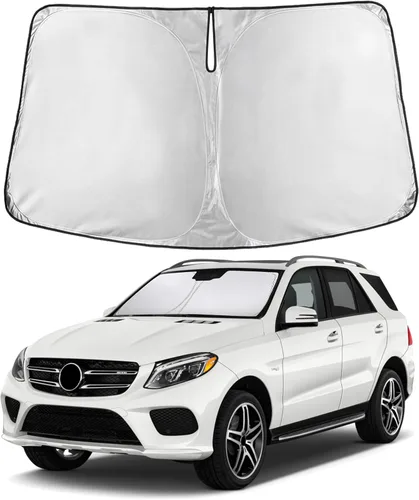 Miniatura 134 de Econour Parasol para parabrisas compatible con Honda Civic 2016-2021, protector de parasol plegable para ventana, bloquea los rayos UV y mantiene tu