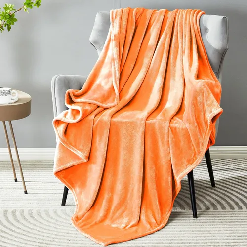 Miniatura 58 de Dreamnine Manta extrasuave, vellón de felpa, silla, sofá, 50 x 60 pulgadas, franela de terciopelo, ligera, mullida, microfelpa, decorativa, cálida
