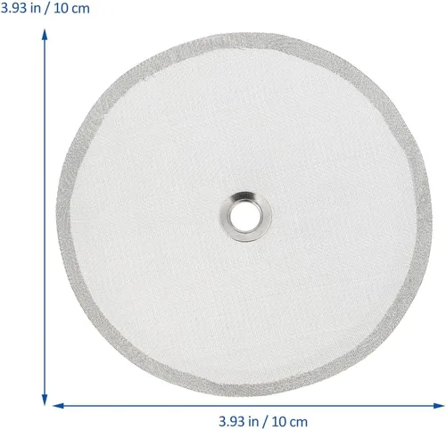 Miniatura 2 de Hemobllo 2 filtros de malla de acero inoxidable pantallas de filtro de café para fácil preparación reemplazo para teteras accesorios