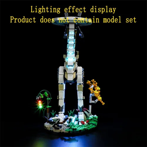 Miniatura 5 de GEAMENT Kit de luces LED compatible con Lego Horizon Forbidden West:Tallneck - Juego de iluminación para modelo de construcción 76989
