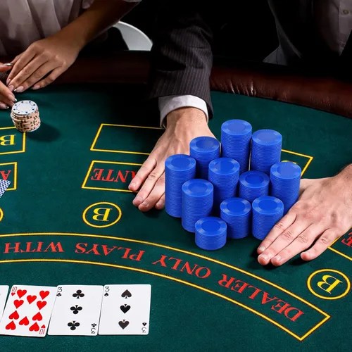 Miniatura 4 de Leitee Juego de fichas de póquer de plástico de 1.496 pulgadas, juego de fichas de póquer ligeras, fichas de bingo, casino en blanco, conteo a