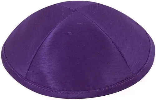 Miniatura 17 de Zion Judaica Deluxe Raw Silk Kippot Paquetes a granel o kipá individual incluye clips gratis