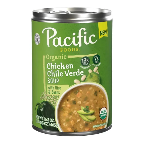 Miniatura 10 de Pacific Foods Chile vegetal orgánico tostado al fuego, a base de plantas, lata de 16.5 onzas (paquete de 1)