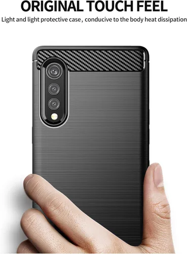Miniatura 4 de Asuwish Funda para LG Velvet 5G/LGVelvet Verizon G5 UW T-Mobile 2020 con protector de pantalla de vidrio templado y accesorios para celular, fundas