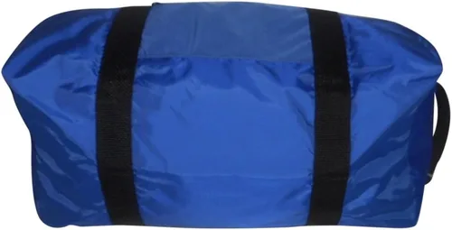 Miniatura 3 de Bolsa deportiva para gimnasio o viaje con bolsillo lateral para llaves, identificación y teléfono celular fabricado en Estados Unidos., Azul, Casual