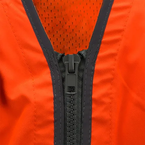 Miniatura 7 de Radians SV55 - Chaleco de ingeniero de dos tonos de tejido pesado clase 2 con cuello acolchado para soportar peso extra en bolsillos tipo cargo
