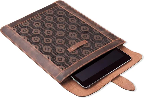 Miniatura 5 de Londo Funda de piel auténtica para iPad y iPad Pro - Funda protectora elegante y duradera para tabletas