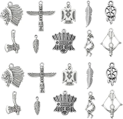 Miniatura 19 de Ipotkitt 100 dijes de vajilla de estilo vintage, cuchara, cuchillo, tenedor, dijes antiguos de cocina para manualidades, joyería, accesorios