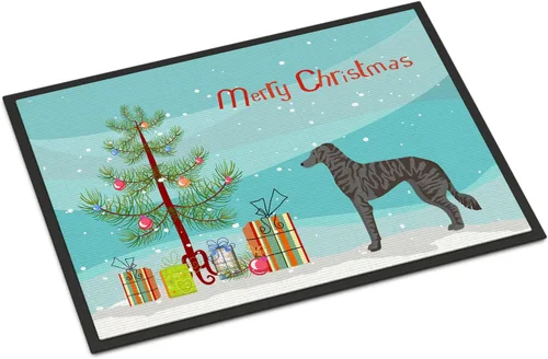 Miniatura 107 de Caroline's Treasures CK3799MAT Akita Shepherd - Tapete de árbol de Navidad de 18 x 27 pulgadas, tapete para puerta delantera, interior y exterior