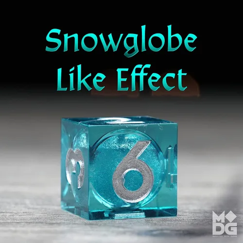 Miniatura 4 de FanRoll by Metallic Dice Games - Juego de dados DND de extracto de maná y elixir de núcleo líquido, dados para juegos de rol para Calabozos