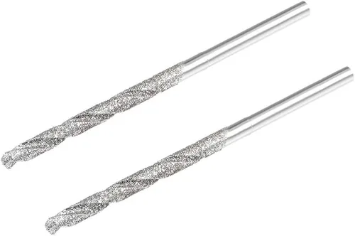 Miniatura 7 de uxcell Brocas de acero de alta velocidad de la torsión del diamante de 3.0 ft m para las baldosas de piedra de cristal de las conchas del mar 2