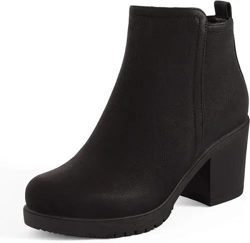 Miniatura 9 de DREAM PAIRS Women's Ankle Boots Chunky Heel Platform Fall Heeled Short Booties Shoes
