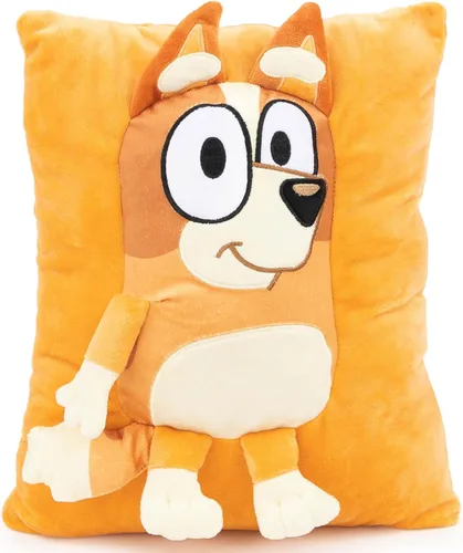 Bluey Almohada Cojín de Bingo Snuggle – Cojín decorativo de felpa súper suave – Mide 13 pulgadas (producto oficial)