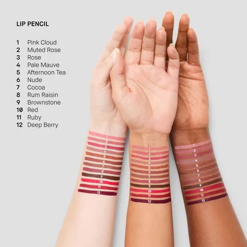 Miniatura 6 de Bobbi Brown Lápiz de labios Delineador de labios cremoso y aterciopelado para una definición de aspecto natural, 0.04 onzas 03 Rosa