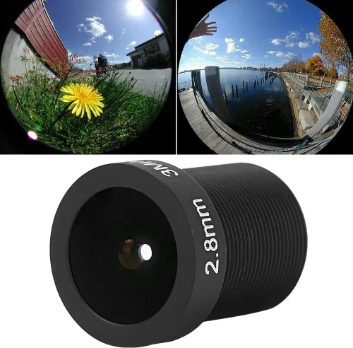 Miniatura 5 de Sonew Lente de cámara de seguridad, CCTV 0.110 in 3MP HD lente de tablero de 115 grados Ángel lente de cámara de seguridad accesorios de reemplazo