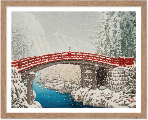 Miniatura 74 de Poster Master Póster Vintage de Vacaciones - Impresión Retro de Navidad - Regalo para Artista, Amigo - Papá Noel en Trineo de Renos, Invierno, Nieve