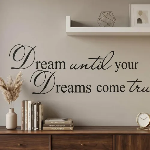 Miniatura 2 de Texto Dream until your dreams come true, negro, DG-DR-577