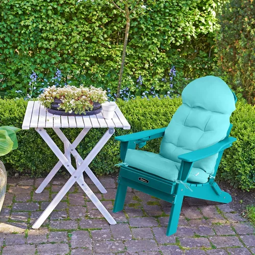 Miniatura 6 de FUNBERRY - Cojín para silla Adirondack, cojines gruesos y cómodos para mecedora, antideslizante, con protector contra decoloración, impermeable