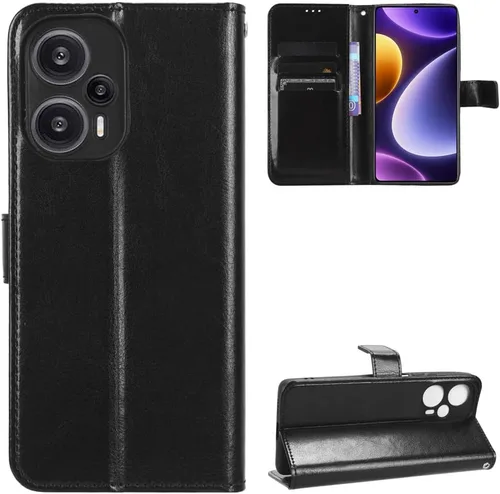 Miniatura 58 de Funda para Boost Mobile Celero 5G + Funda de piel con tapa para Boost Mobile Celero 5G Plus, color negro