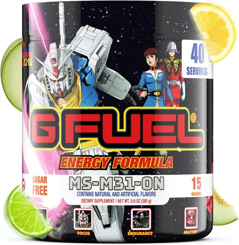 Miniatura 2 de G Fuel Dragon Ball Z - Polvo energético para bebidas de preentrenamiento, mezcla de cafeína para juegos, sin azúcar, aminoácidos para el enfoque
