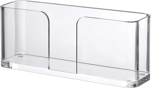 Miniatura 5 de Amazing Abby Servilletero acrílico para toallas de invitados (8.5 x 4.5 pulgadas), dispensador de servilletas de plástico con almohadillas