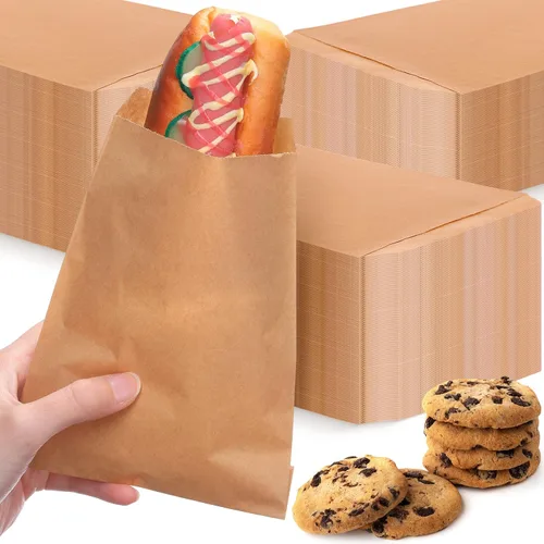 Miniatura 11 de Lallisa 1000 bolsas de vidrio de 5 x 7 pulgadas, bolsas de papel encerado, fundas para galletas, bolsas de papel de cera para sándwich para fiesta
