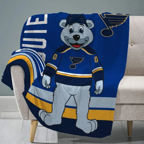Miniatura 24 de Sleep Squad Anaheim Ducks Wild Wing Mascot - Manta de felpa Raschel de 60 x 80 pulgadas, una manta de mascota de la NHL