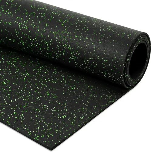 Miniatura 14 de Rollo de piso de goma resistente de 1/4" de espesor de Floor Inc Tapetes de piso de goma reciclada flexibles para gimnasio en casa Tapete