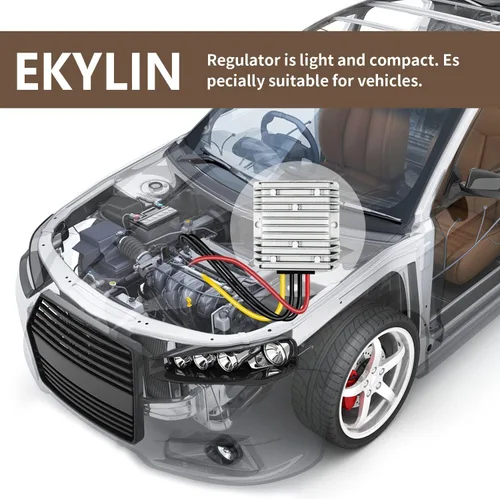 Miniatura 3 de Estabilizador de voltaje para automóvil, regulador de voltaje resistente de 12 V, 4 A, 48 W, protector de sobretensiones para batería de automóvil