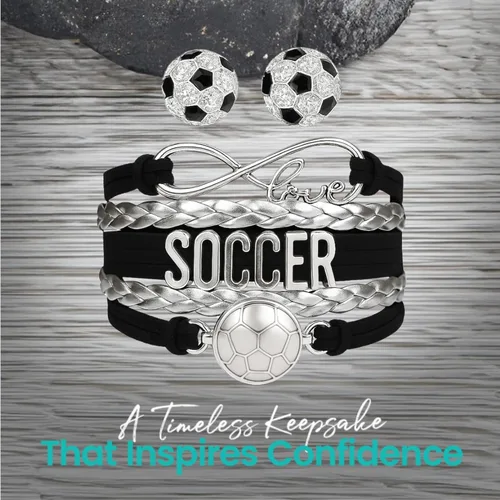 Miniatura 32 de Sportybella - Pulsera de fútbol ajustable, regalo para jugadores