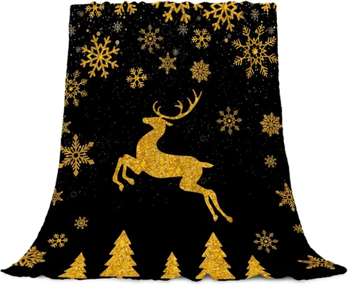 Miniatura 19 de YeeJu Manta de Navidad para Bebé Decorativa Roja a Cuadros Manta Navideña para Niños Pequeños Manta para Envolver Mascotas Cuna Suave Ligera